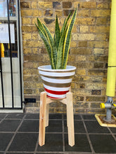 Load image into Gallery viewer, Diagonal Shape Plant Pot Stand 40cm High in our Quadrone leg