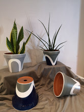 Load image into Gallery viewer, Rainbow handpainted Pots