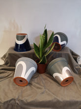 Load image into Gallery viewer, Rainbow handpainted Pots