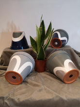 Load image into Gallery viewer, Rainbow handpainted Pots
