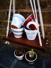 Load image into Gallery viewer, Floating shelf hanging board with Macrame cord handmade in different sizes