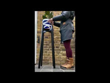 Load and play video in Gallery viewer, Medium Diagonal Stand hand made in Strong Leg in  Size from 60 to 70cm tall