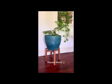 Load and play video in Gallery viewer, Medium Plant Pot Stand in our classic leg up to 50cm Tall Hand made in UK