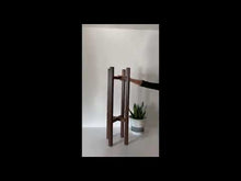 Load and play video in Gallery viewer, Plant or pot Stand Hand Made with Double Tier in our extra strong Quadrone leg