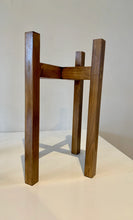 Load image into Gallery viewer, Small Slim Leg Plant Pot Stand from 30cm to 40 cm High Hand made in UK