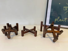 Load image into Gallery viewer, Mini Slim leg Plant Pot Stand Hand made in UK