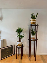 Load image into Gallery viewer, Tower Plant Pot Stand in single tier up to 70 cm tall in our strong leg Hand made in Uk