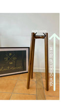 Load image into Gallery viewer, Medium Diagonal Stand hand made in Strong Leg in  Size from 60 to 70cm tall