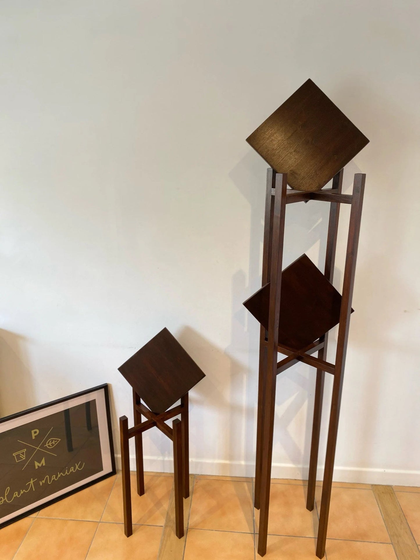 Tower Double Tier Plant Pot Stand up to 140 cm tall