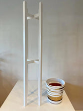 Load image into Gallery viewer, Extra Large Strong Legs Plant Pot Stand Holder Hand made with Double Tier from  90cm to 110cm tall hand made in UK