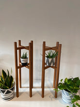 Load image into Gallery viewer, Large in Strong Leg Plant Pot Stand 90 to 110 cm High Hand made in UK