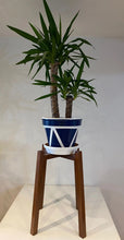 Load image into Gallery viewer, Small 30cm tal Walnut Diagonal Shape stand Hand made With solid 33mm strong leg