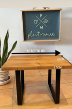 Load image into Gallery viewer, Coffee table Hand made in Uk With solid and heavy wood in various sizes of your choice of width and Wood variety colours