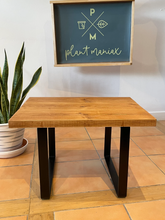 Load image into Gallery viewer, Coffee table Hand made in Uk With solid and heavy wood in various sizes of your choice of width and Wood variety colours