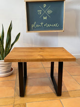 Load image into Gallery viewer, Coffee table Hand made in Uk With solid and heavy wood in various sizes of your choice of width and Wood variety colours