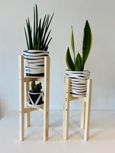 Load image into Gallery viewer, Double tier Classic Leg Plant Stand Pot Holder hand made in UK