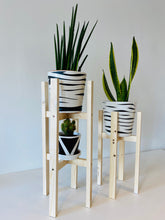 Load image into Gallery viewer, Double tier Classic Leg Plant Stand Pot Holder hand made in UK