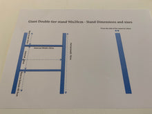 Load image into Gallery viewer, Giant Plant Pot Stand Hand Made with Tier 90cm made in 100% UK