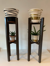 Load image into Gallery viewer, Plant or pot Stand Hand Made with Double Tier in our extra strong Quadrone leg