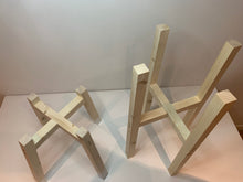 Load image into Gallery viewer, Diagonal Shape Plant Pot Stand 30 cm High in our 33mm Quadrone leg