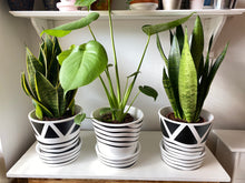 Load image into Gallery viewer, Aztec Design Hand Painted Pots