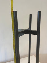 Load image into Gallery viewer, Extra Large Round Legs Plant Pot Stand Holder Hand made with Double Tier of 90cm and 110cm tall made in UK