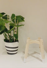 Load and play video in Gallery viewer, Strong Legs Plant Pot Stand in Diagonal Shape High Tier Hand Made
