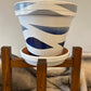 Double Waves hand painted pots in your choice of colors