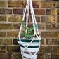 Macrame handmade with white cotton cord