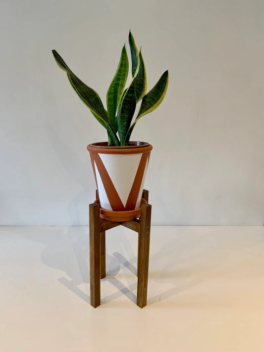 Small Slim Leg Plant Pot Stand from 30cm to 40 cm High Hand made in UK