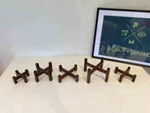 Load image into Gallery viewer, Mini Slim leg Plant Pot Stand Hand made in UK
