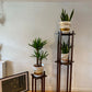 Tower Plant Pot Stand in single tier up to 70 cm tall in our strong leg Hand made in Uk