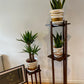 Tower Plant Pot Stand in single tier up to 70 cm tall in our strong leg Hand made in Uk