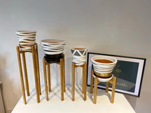 Load image into Gallery viewer, Large Classic Leg Plant Pot Stand in 60 &amp; 70cm Hand Made in UK
