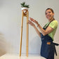 The Giraffe Plant Pot Stand Height from 70cm to 100cm Extra tall Slim Leg