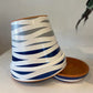 Set of TWO Hand painted pots from Ikea favourites MUSKOTS