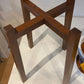 Medium Diagonal Shape stand Hand made from 40 to 50 cm  With solid 33mm strong leg