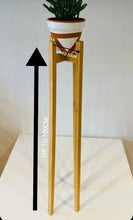 Load image into Gallery viewer, The Giraffe Plant Pot Stand Height from 70cm to 100cm Extra tall Slim Leg
