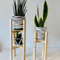 Double tier Classic Leg Plant Stand Pot Holder hand made in UK