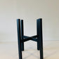 Plant Pot Stand Hand Made in Real Wood in our classic leg Ebony Black.