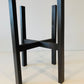 Plant Pot Stand Hand Made in Real Wood in our classic leg Ebony Black.