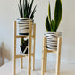Double tier Classic Leg Plant Stand Pot Holder hand made in UK