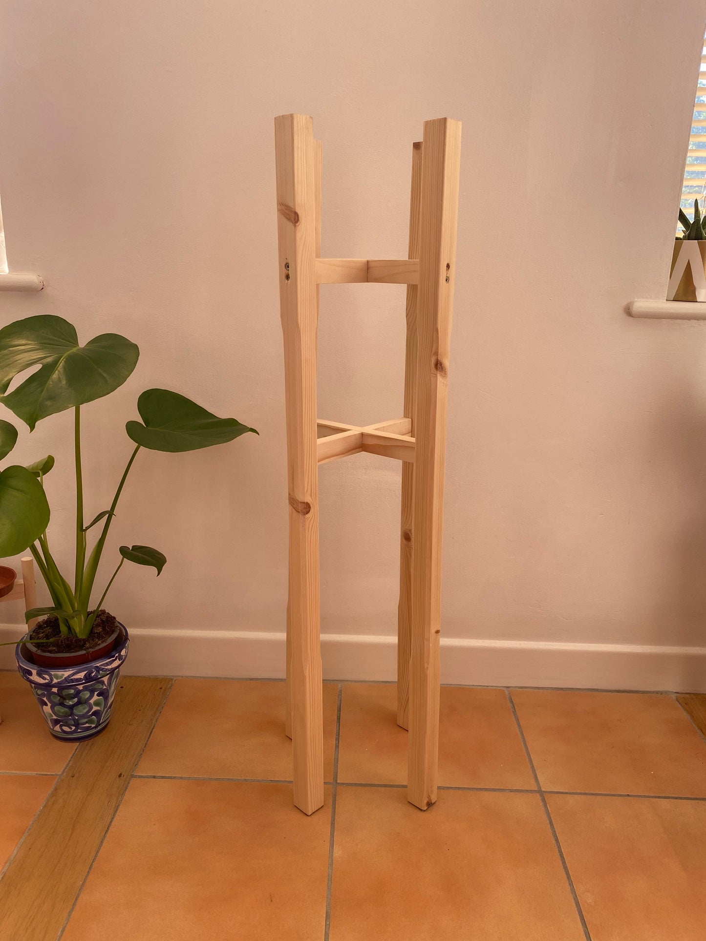 Giant Plant Pot Stand Hand Made with Tier 90cm made in 100% UK