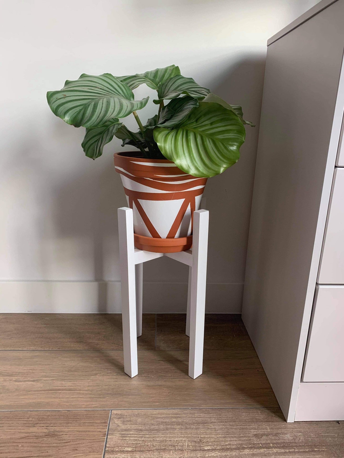 Classic Leg Plant Pot Stand 40cm High Hand made in UK