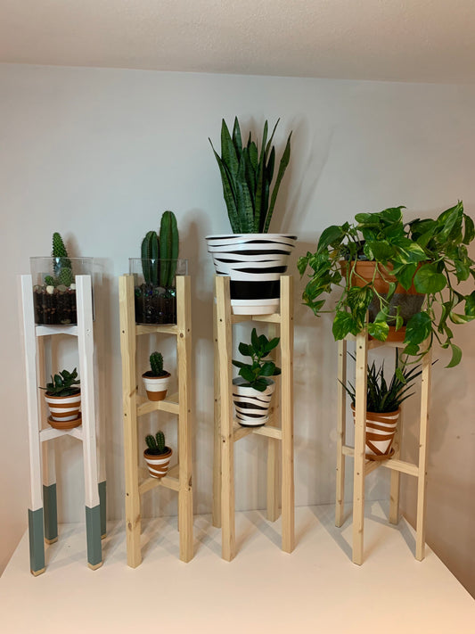 Giant Plant Pot Stand Hand Made with Tier 90cm made in 100% UK