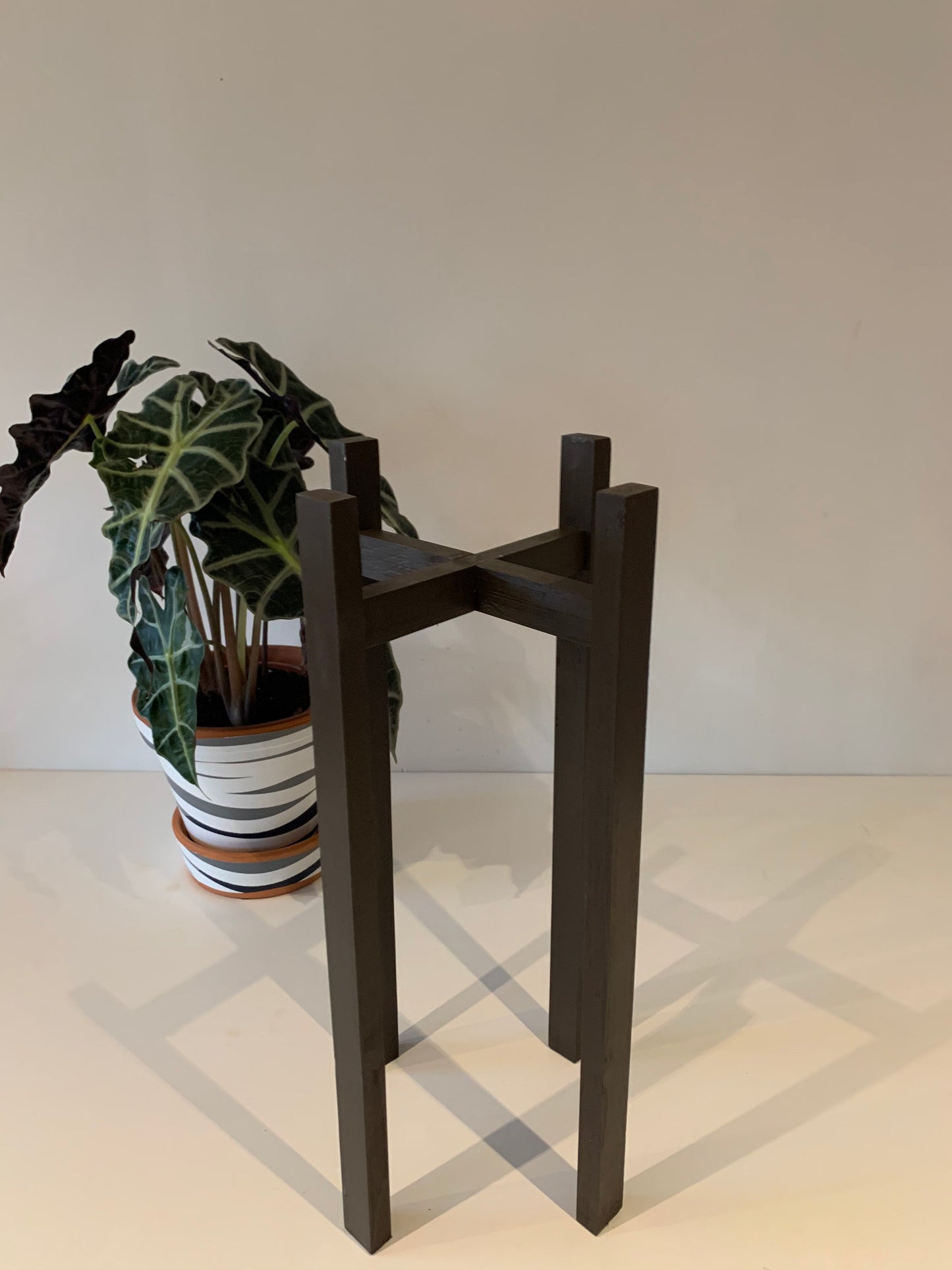 Classic leg Plant Pot Stand 25 cm Tall With High Tier Hand made