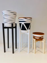 Load image into Gallery viewer, Slim Squared Leg Plant Pot Stand in high tier Hand made from 25cm to 60 cm
