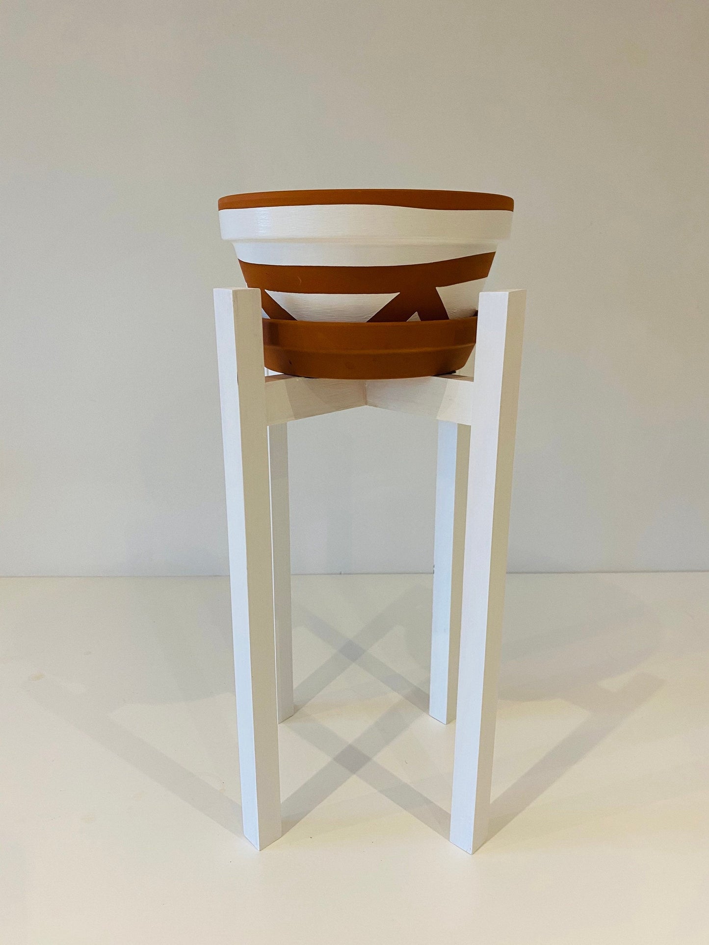 Slim Squared Leg Plant Pot Stand in high tier Hand made from 25cm to 60 cm