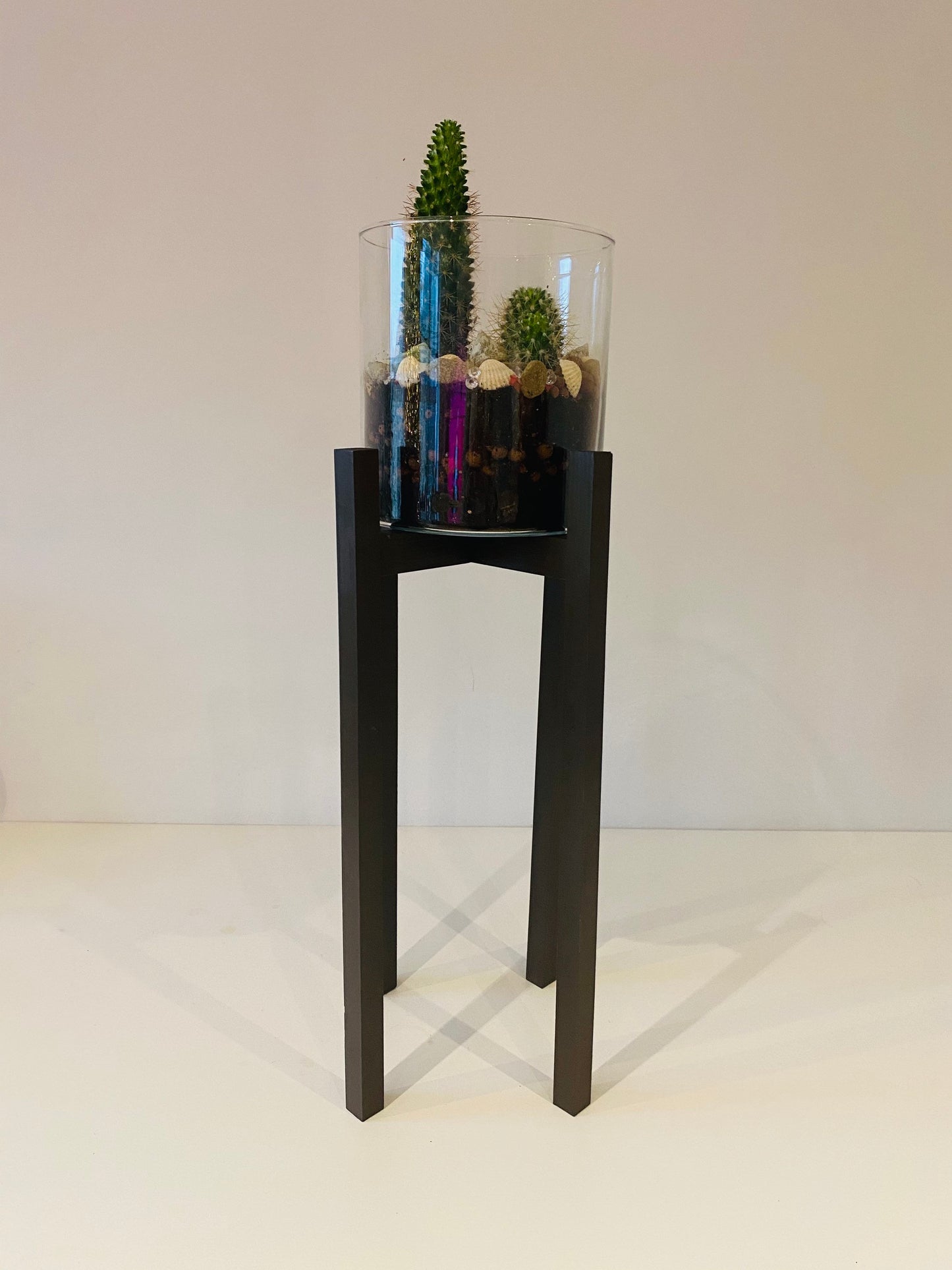 Slim Squared Leg Plant Pot Stand in high tier Hand made from 25cm to 60 cm