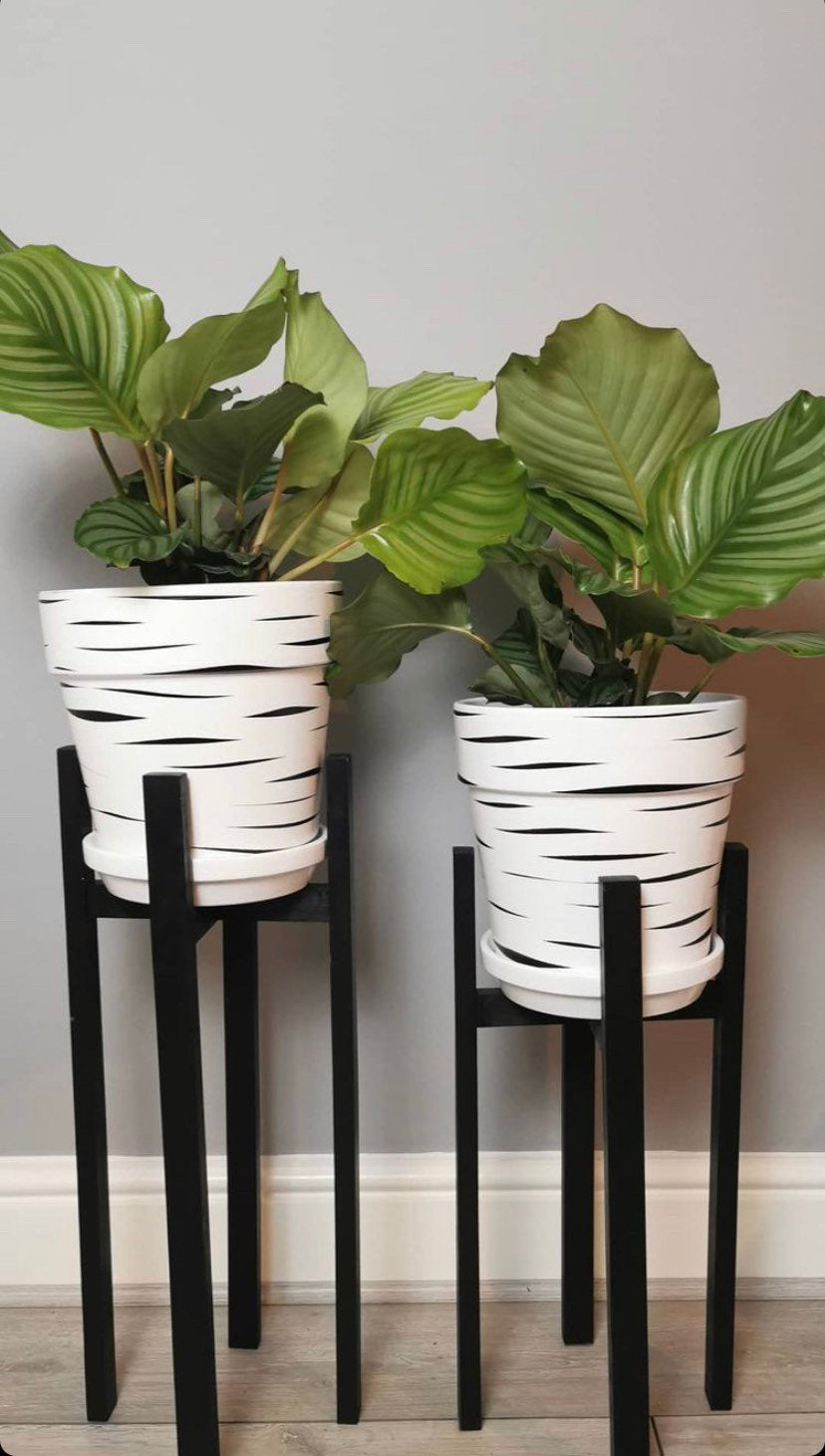 Large Plant Pot Stand in our classic leg 70 and 80 cm Tall Hand made in UK